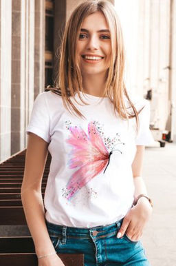 Эксклюзивная футболка Yana Pletneva упаковка плотный Zip пакет!