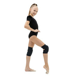 Наколенники для гимнастики и танцев Grace Dance, с уплотнителем, р. S, 7-10 лет, цвет чёрный  фото 4