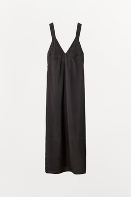 CONTRAST SEAM SATIN DRESS - Zara фото 5