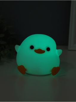 Фигурка светящаяся RISALUX «Утенок», 2 Вт, LED-ночник антистресс, RGB, USB, 10×12×9.5 см