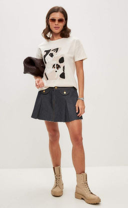 Футболка F412-06-804 milk - Fine joyce фото 3