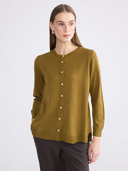 Bisiklet Yaka Kad?n Triko H?rka