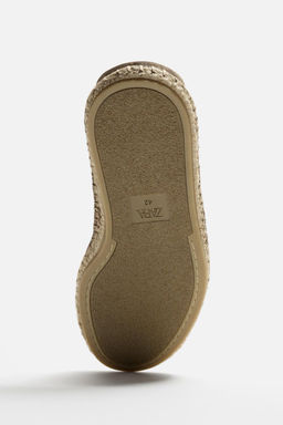 LEATHER MULE ESPADRILLES - Zara фото 6