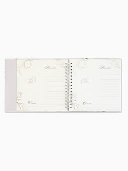 Книга пожеланий на свадьбу, на пружине, «Нежность», 23×22 см