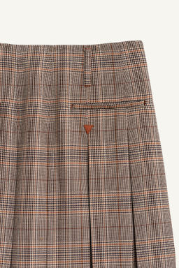 LIMITED EDITION CHECK BOX PLEAT SKIRT - Zara фото 7