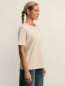 Базовая футболка из хлопка / Zarina  фото 4