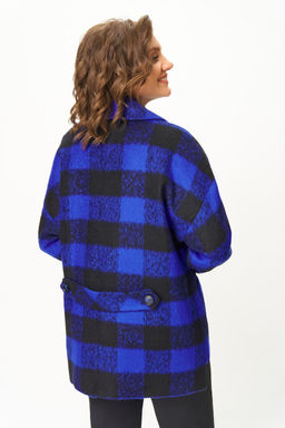 Жакет ДаЛи 3583Л василек с черный