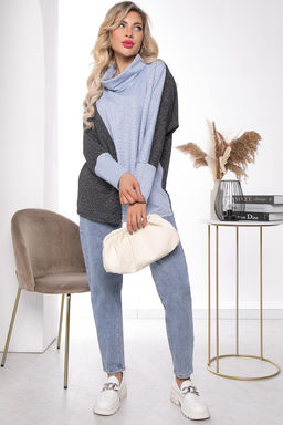 Джемпер Наири (голубой) Б7800 - Lt collection фото 7