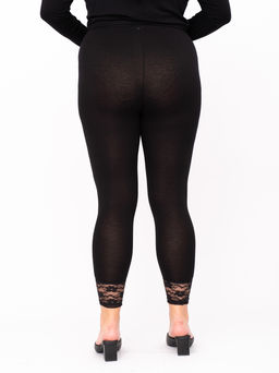 Леггинсы с кружевом LL12939BLK00 - Артесса фото 6