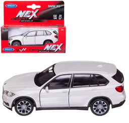 Welly. Машинка 1:38 "BMW X5", металл, пруж. мех., арт.43691W-W белый