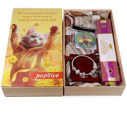 Набор для любимых женщин Шарф, браслет в мешочке, благовоние, подставка