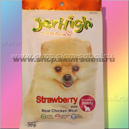 Куриные палочки с клубникой для собак Jerhigh