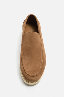 CASUAL LEATHER LOAFERS - Zara фото 3