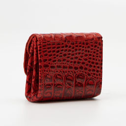 Монетница на кнопке, цвет красный - Textura фото 2