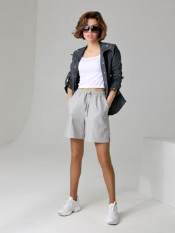 23244 Шорты св.серый - Dizzyway фото 2