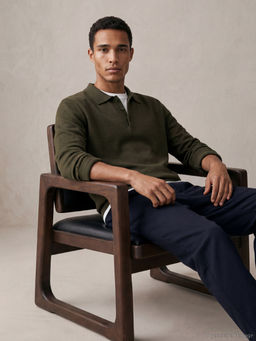 Polo Yaka Erkek Triko Kazak