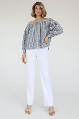 Блузка со спущенными плечами - Looklikecat фото 2