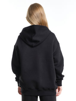 Толстовка с начесом оверсайз на молнии 22-5609 мятный - Mini maxi фото 15