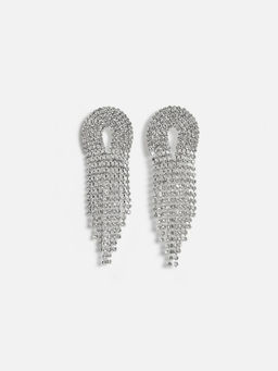 CONCEPT CLUB /  Серьги жен. Waterfall серебристый  фото 4