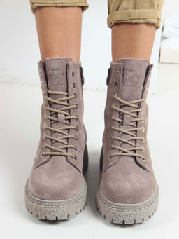 Ботинки 327.asteria.ka капучино замш/Мех