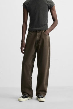 FADED BAGGY-FIT JEANS - Zara фото 2