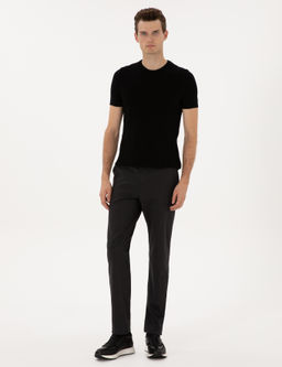 Antrasit Regular Fit Kanvas Pantolon