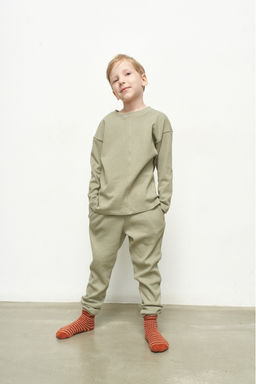 Лонгслив детский Home Olive