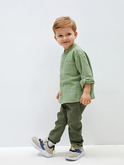 Beli Lastikli Basic Erkek Bebek Jogger Pantolon - Waikiki фото 2