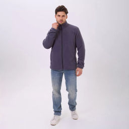 RODOS Толстовка на молнии мужская флис М-321 Синий  фото 48