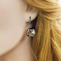 Серьги из муранского стекла