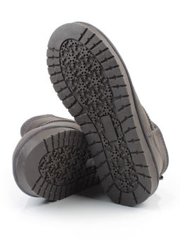 04-PF8300-5 GRAY Угги женские (натуральная замша, 100% шерсть)