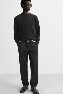 COTTON - WOOL TROUSERS - Zara фото 6