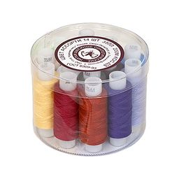 Швейные нитки (армированные) 35 ЛЛ 200 м КН АССОРТИ 14 шт в пластик. коробке