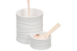 Банка д/соли 15,5*10*14,5 см 500 мл Айсберг волны + деревянная ложка + крышка - Elan gallery фото 22