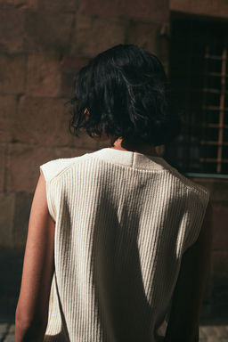 Sueter sin mangas en punto de canale - H&m фото 5