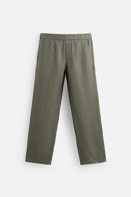 100% LINEN TROUSERS - Zara фото 11