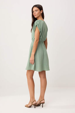 Mint Skater/Belden A__lan K_sa / Mini Dokuma Elbise TWOSS26EL00896 - Trendyolmilla фото 4