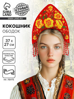 Ободок кокошник Красна девица