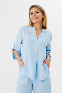 Блуза AmberA 1093 голубой