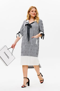 Платье Michel Chic 2163 черный, белый  фото 6