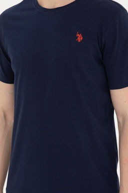 Мужская темно-синяя базовая футболка - U.s. polo assn фото 6