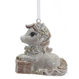 Фигурка декоративная подвесная "Лошадка", L6,5 W3 H6,5 см