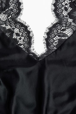 Top halter con ribete de encaje - H&m фото 5