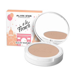.Alvin Dor A LA FRENCH ALF-03 Пудра тон 00 Voile компактная фиксирующая Eclat Naturel 10g
