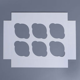 Цена за 5 шт. Коробка для капкейков, кондитерская упаковка с окном, 6 ячеек «Вдохновляй красотой», 25×17×10 см