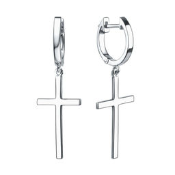 Серьги из серебра без вставки, Л-12470