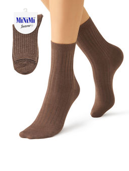 MINI INVERNO 3302 носки жен. (осенние модели) полиамид 20 %, Эластан 15 %, шерсть 18 %, акрил 47 % - cappuccino