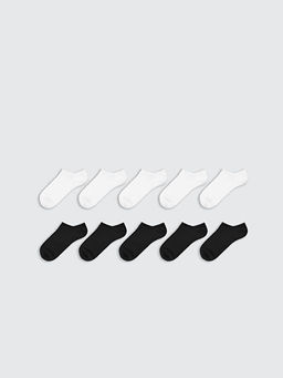 Kad?n D?z Sneaker ?orap 10lu