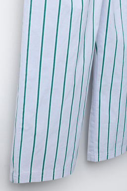 PANTAL?N ESTAMPADO RAYAS / Azul - Zara фото 4