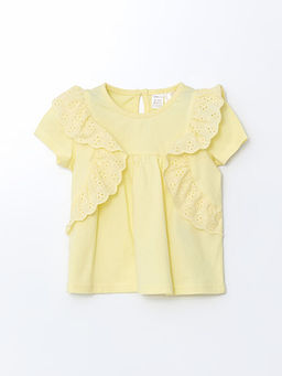 Bisiklet Yaka Basic K?z Bebek Bluz ve Tayt 2li